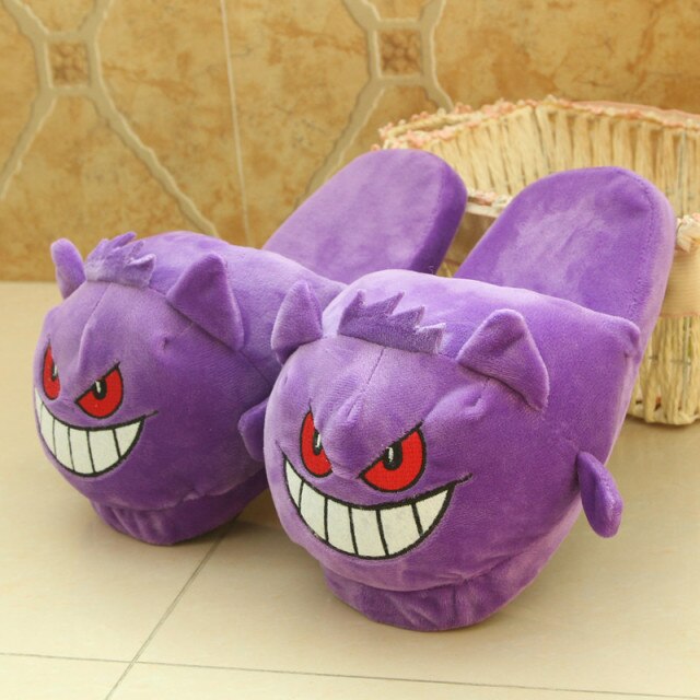Gengar plush slippers