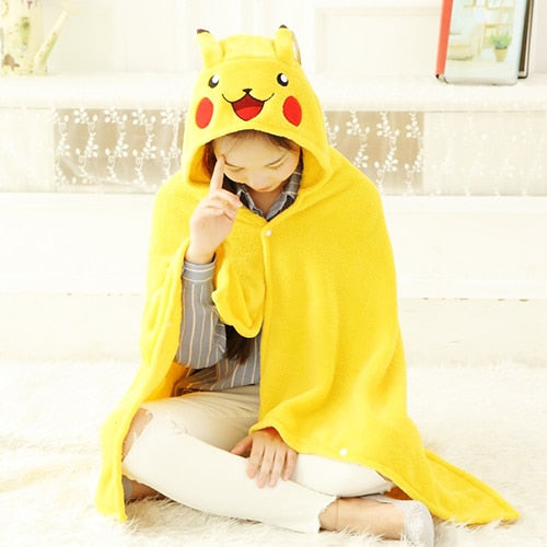 150cm Pikachu cuddly cape with hat