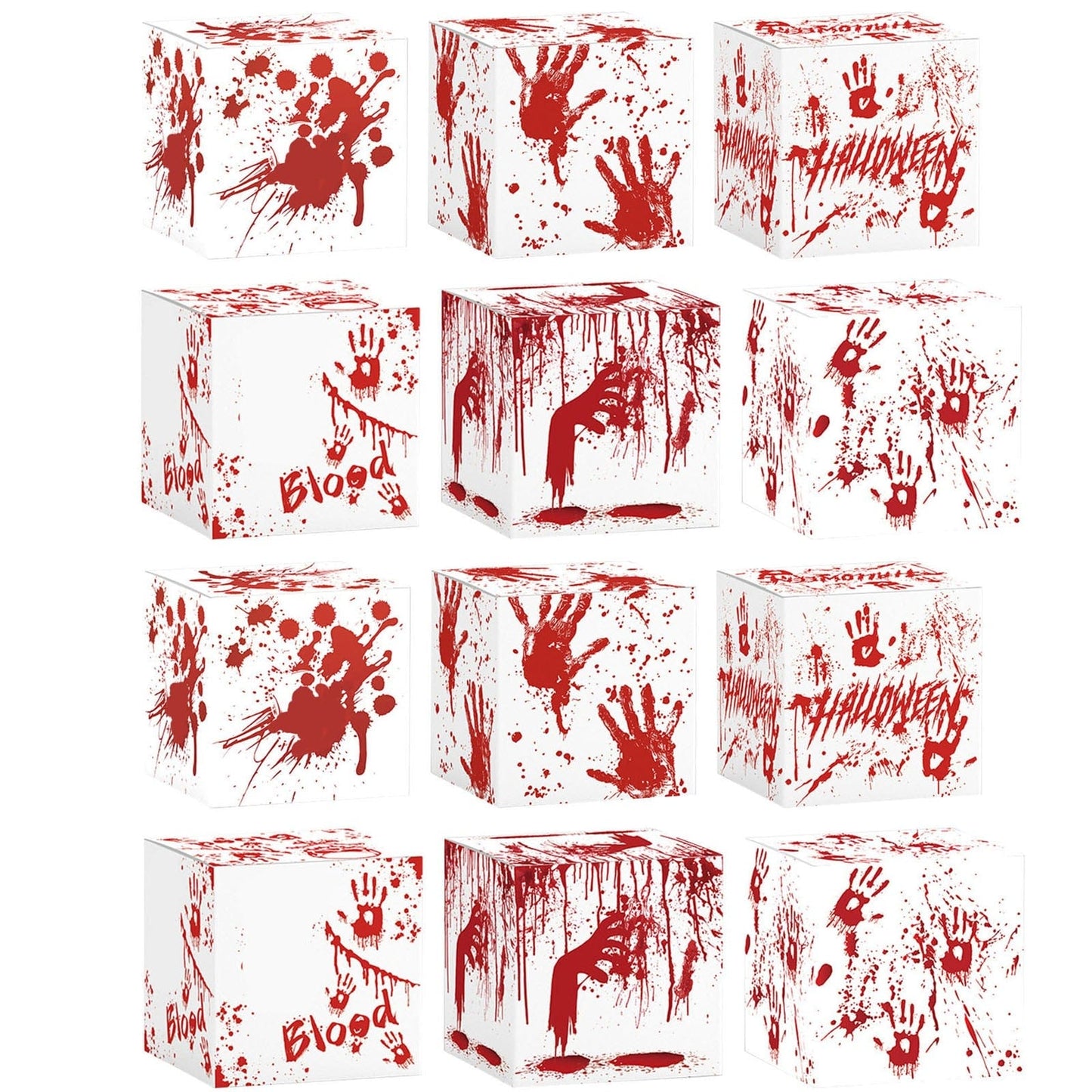 Pacreep 12pc Halloween Gift Bags for Candy & Treat Packaging