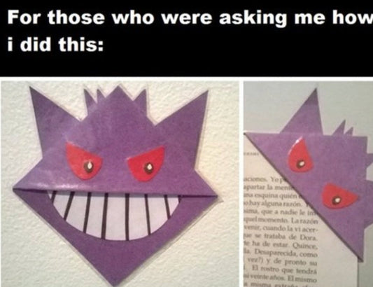 How to Make a Pokémon Bookmark in Five Easy Steps!
