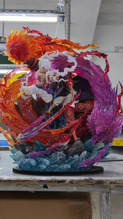 One Piece - Monkey D. Luffy & Shanks | 1:8 Resin Statue | von Monkey D. Studio