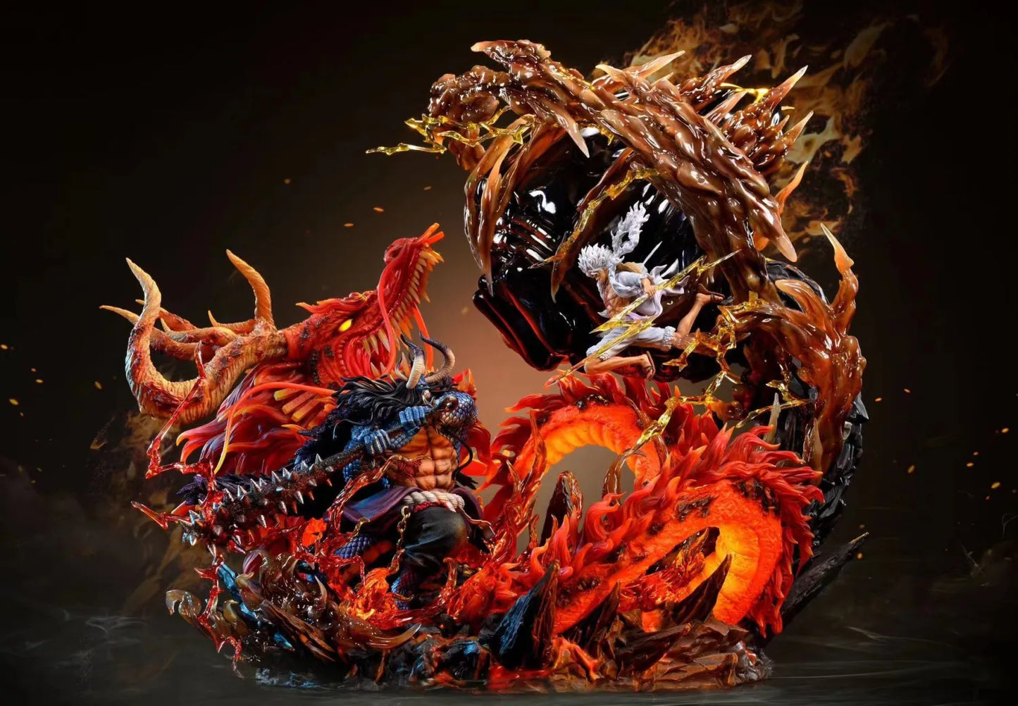 One Piece - Kaido vs. Luffy | 1:6 Resin Statue | by Ventus Studio