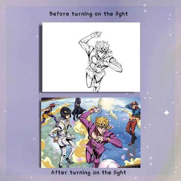 JoJo's Bizarre Adventure Decorative Painting Night Light