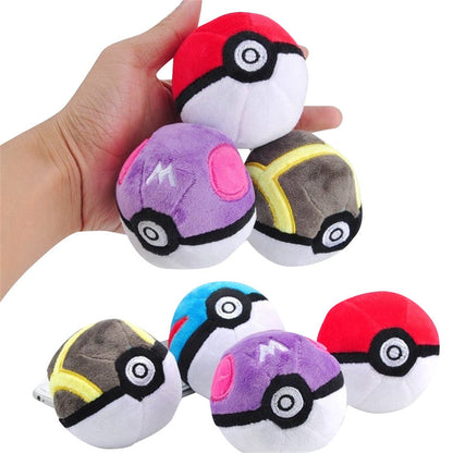 10 pcs.Pokeball plush set (approx. 7cm)