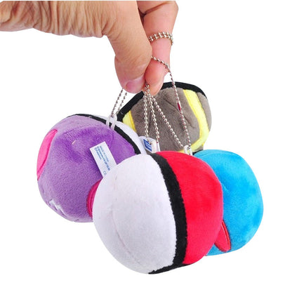10 pcs.Pokeball plush set (approx. 7cm)