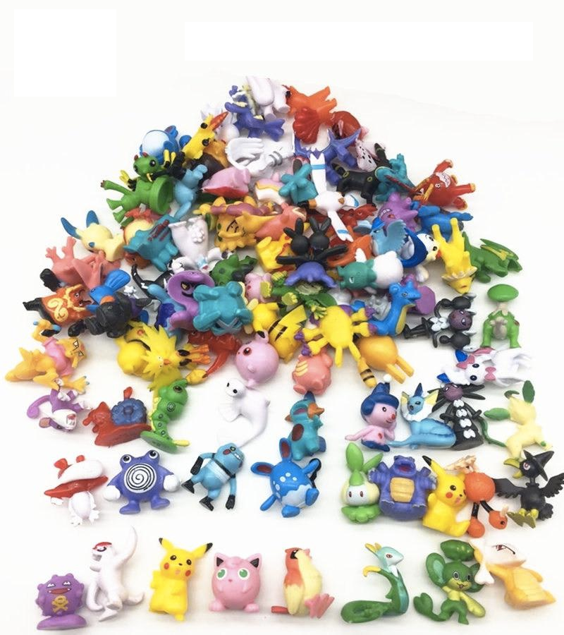 24 pcs. Pokemon Pocket Monster Pokeball figures
