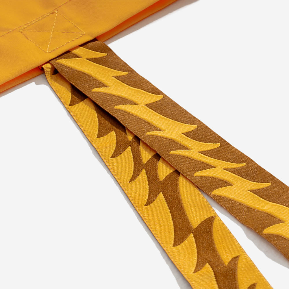 FUNNYFUZZY 재활용 접이식 캔버스 토트백 - 꼬리 흔드는 