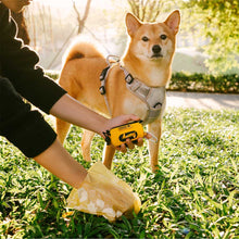 FUNNYFUZZY 방수 목줄 ​​부착형 배변 봉투 디스펜서 - Flexi Walker 