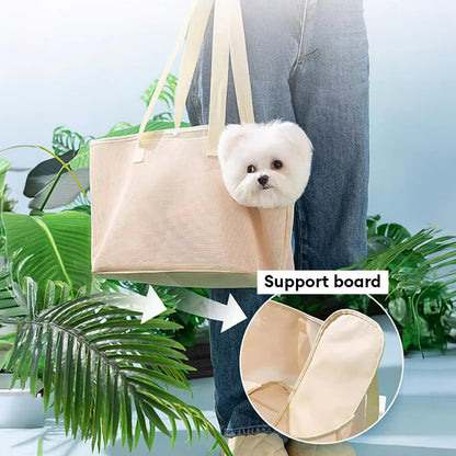 Lightweight Mesh Pet Carrier Bag for Small Dogs & Cats