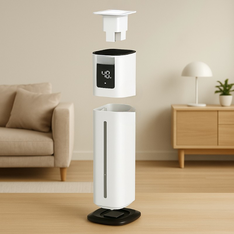 Smart Ultrasonic Cool Mist Tower Humidifier With App Control And Aroma Pad