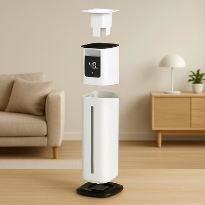 Smart Ultrasonic Cool Mist Tower Humidifier With App Control And Aroma Pad