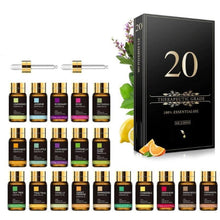 Gift-Box Essential Oil Kit Of 20 Pieces For Calming Atmosphere