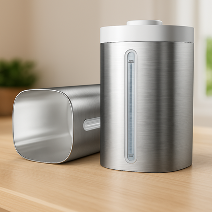 Stainless Steel Cool Mist Humidifier With Dishwasher Safe Cleaning