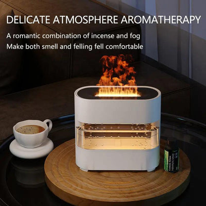 Touch Safe Flame Diffuser with Oil Function for Home and Office
