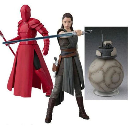 Bandai S.H. Figuarts Star Wars Last Jedi BB-4 Rey Praetorian Guard Figure Set