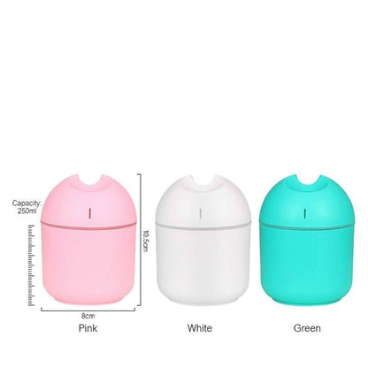 Mini USB Air Humidifier With 250 ML Tank And Low Noise