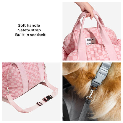 FUNNYFUZZY X Klarna 여행용 안전 대형견용 카시트 침대