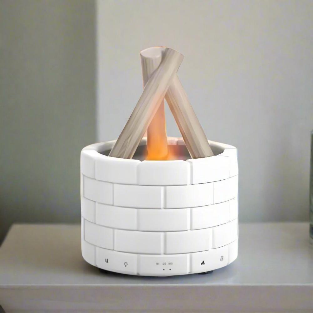 Ultra Quiet Aromatherapy Diffuser with Simulated Flame