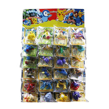 24 pcs. Pokemon figures (approx. 2-6cm) with cards