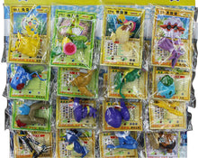 24 pcs. Pokemon figures (approx. 2-6cm) with cards