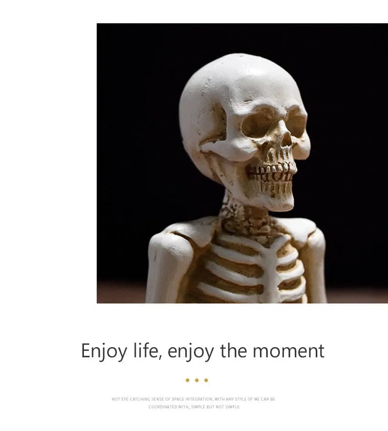 Skellpose Set of 4 Halloween Yoga Skull Skeletons