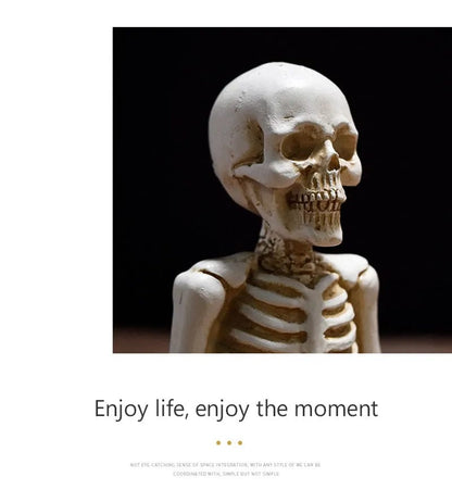 Skellpose Set of 4 Halloween Yoga Skull Skeletons