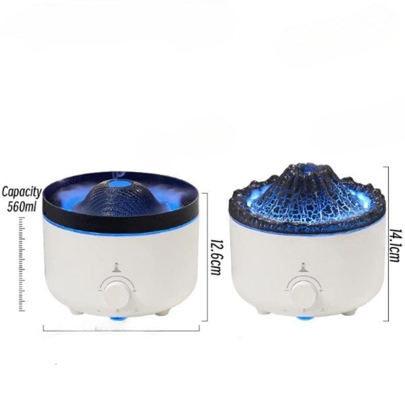 Volcano Essential Oil Diffuser With Remote And Lights