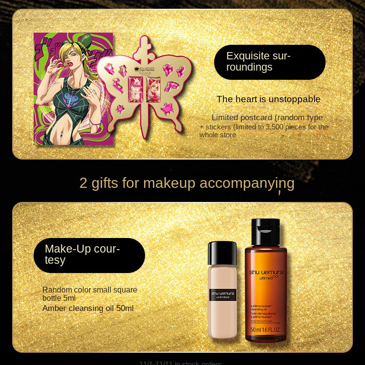 JOJO Stone Ocean Collection Lipstick and Lip Glaze