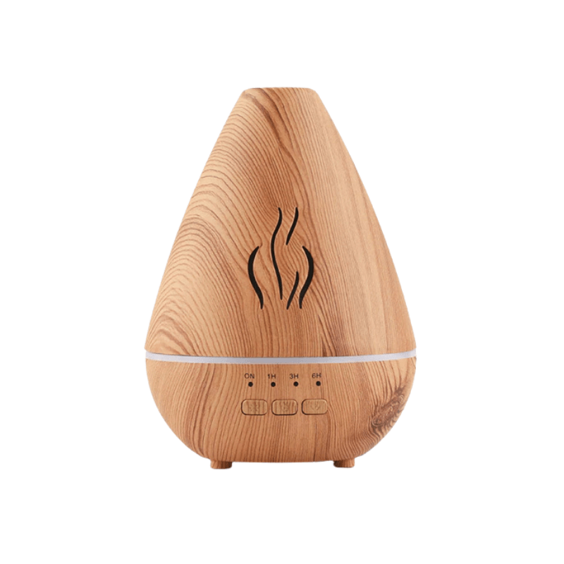Essential Oil Aroma Diffuser With Ultrasonic Wood Grain Design