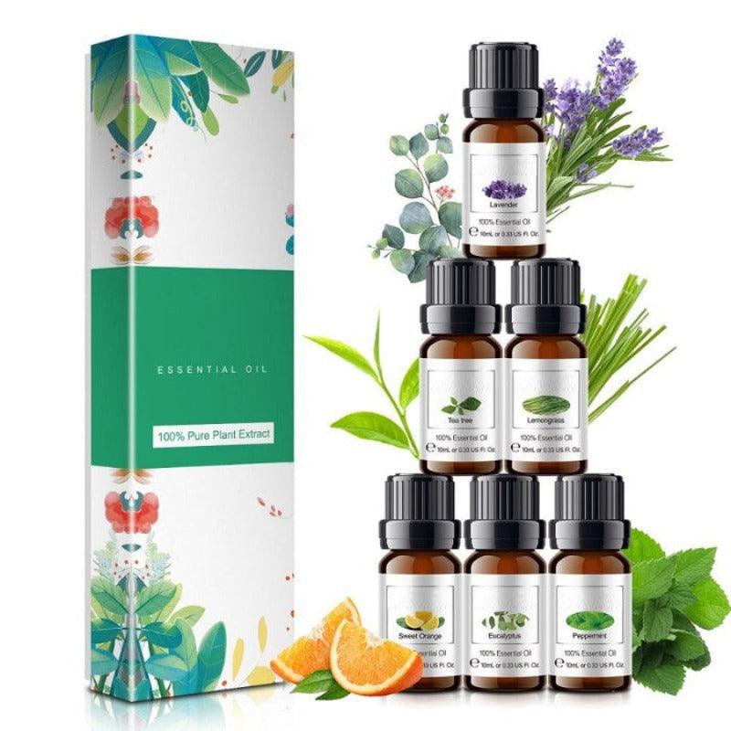 10ml Essential Oils Gift Set of 6 Pieces Premium Quality Oils