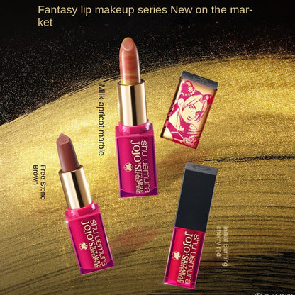 JOJO Stone Ocean Collection Lipstick and Lip Glaze