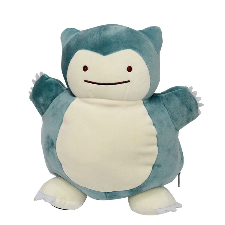 2 in 1 Snorlax / Ditto Transformer plush figure (approx. 30cm)