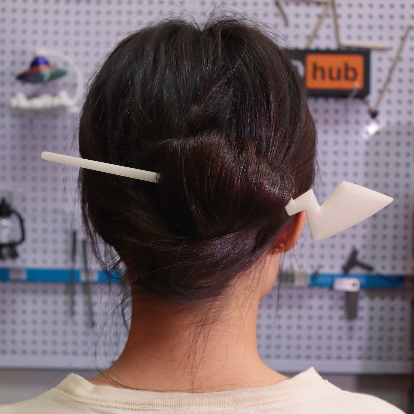 Pikachu Glow-in-the-dark hairpin