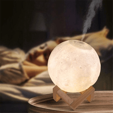 Moon Lamp Wooden Stand