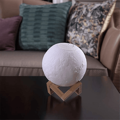 Moon Lamp Wooden Stand