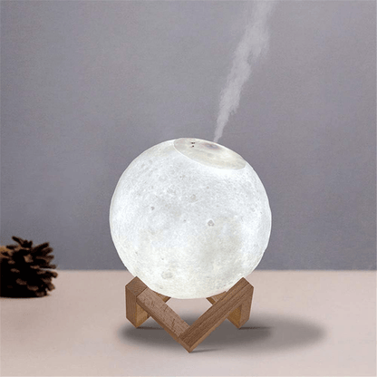 Moon Lamp Wooden Stand
