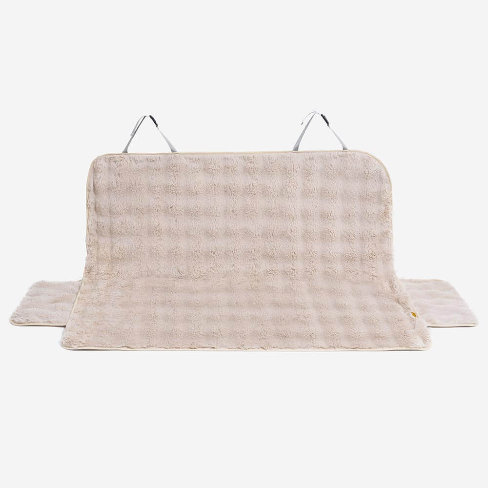 푹신하고 아늑한 반려동물 담요 자동차 시트 보호 커버 - 슈어스텝 