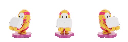 [Fall Guys] "Ice Cream" Mini EXG Cable Guys Controller & Phone Stand