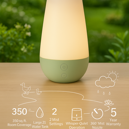 Baby Humidifier 3 In 1 With Night Light And Diffuser