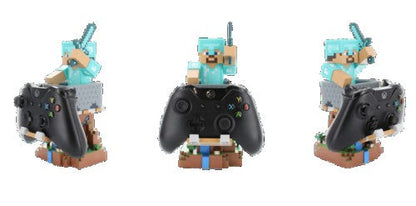 [Minecraft] "Steve" R.E.S.T Diamond Armor EXG Cable Guys Controller & Phone Stand
