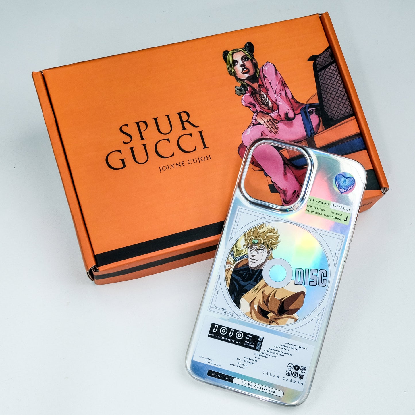 Stone Ocean laser iphone case2