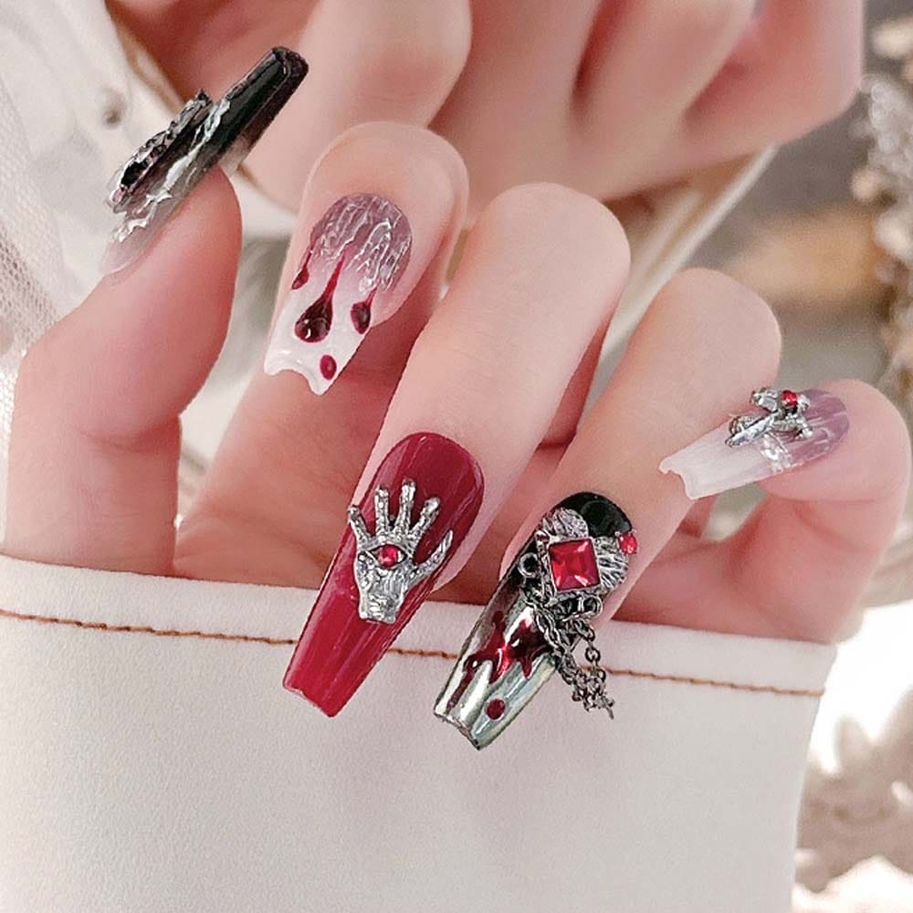 Gothastic 3D Gothic Halloween Nail Charms – Pack of 10
