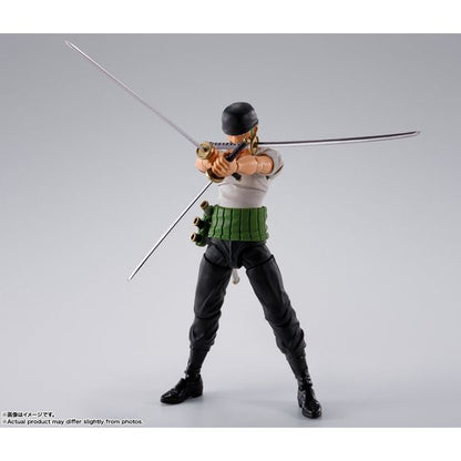 Bandai Tamashii Nations One Piece S.H.Figuarts Roronoa Zoro -Romance Dawn- Action Figure