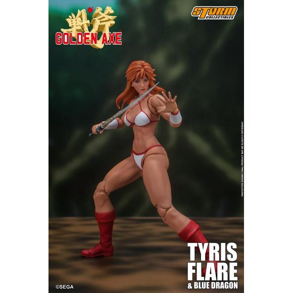 Storm Collectibles Golden Axe Tyris Flare and Blue Dragon 1/12 Scale Figure Set
