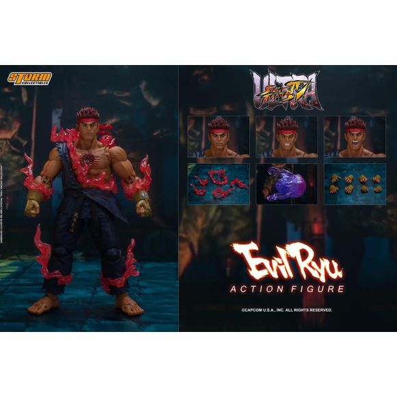 Storm Collectibles Ultimate Street Fighter IV Evil Ryu 1/12 Scale Action Figure