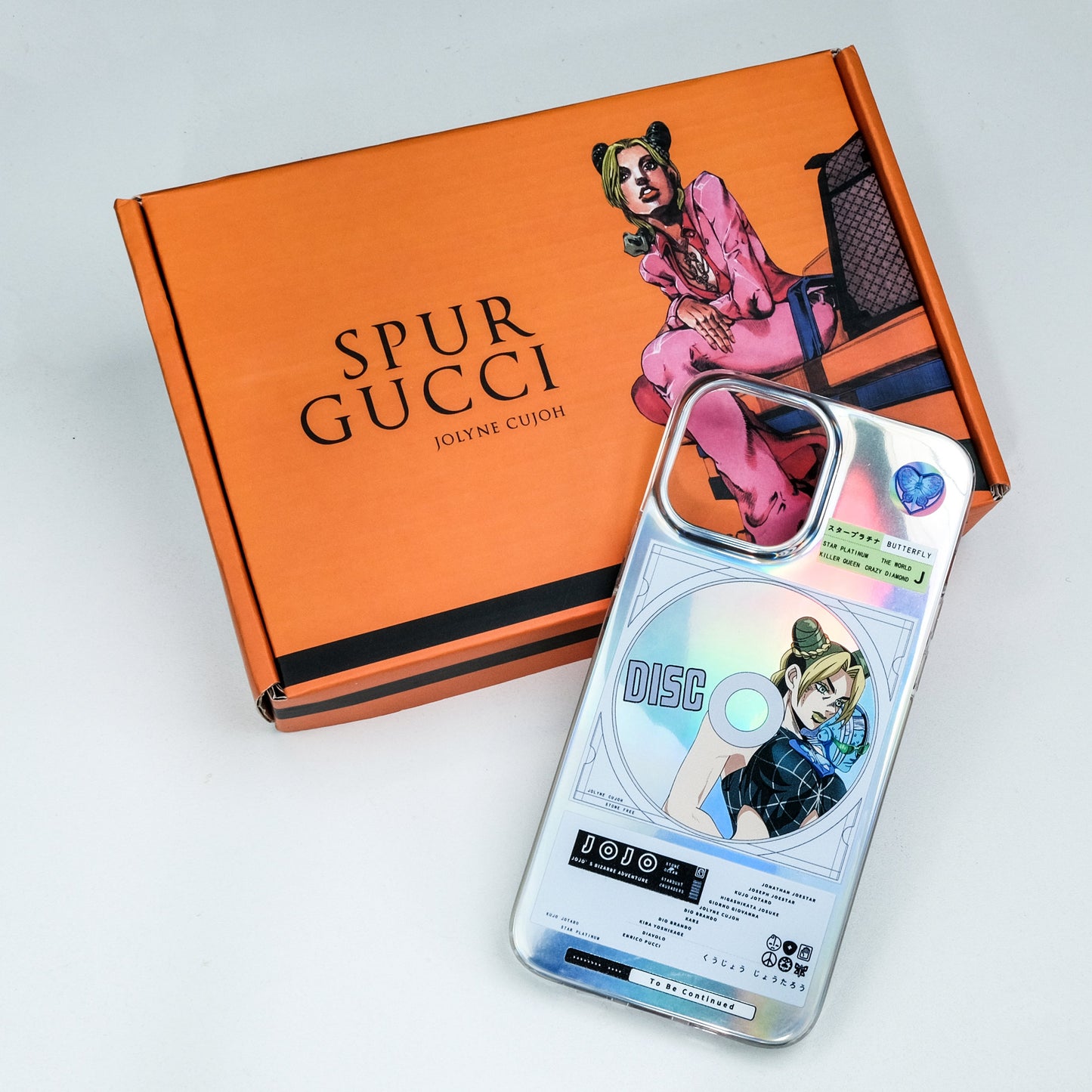 Stone Ocean laser iphone case2