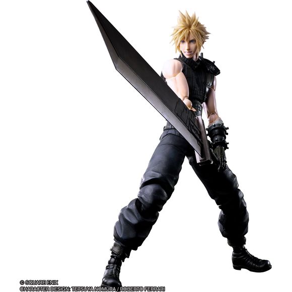 Square Enix Final Fantasy VII 7 Rebirth Play Arts Kai Cloud Strife Action Figure