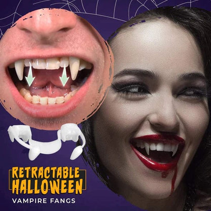 Fangs 2.0 Retractable Vampire Teeth with Tooth Gel | 1 + 1 FREE