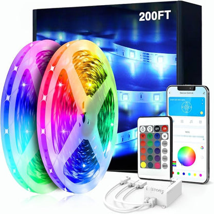 App And Remote Controlled Bluetooth LED Stripe Lights