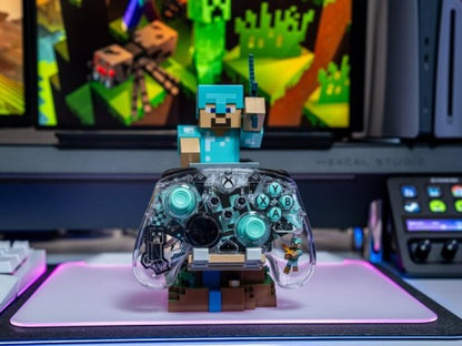 [Minecraft] "Steve" R.E.S.T Diamond Armor EXG Cable Guys Controller & Phone Stand